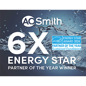 A. O. Smith 6x ENERGY STAR® Partner of the Year Winner A. O. Smith 6x ENERGY STAR® Partner of the Year Winner