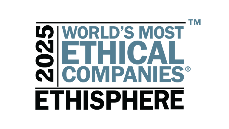 2025 World's Most Ethical Companies Ethisphere Logo 2025 World's Most Ethical Companies Ethisphere Logo