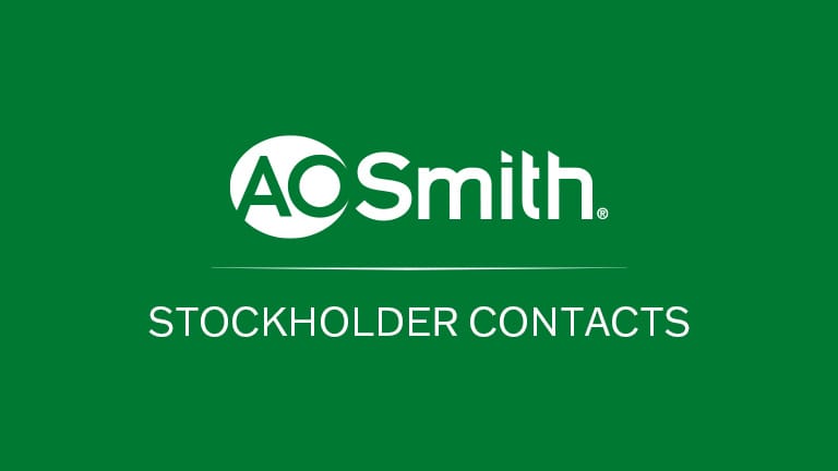 Stockholder Contacts