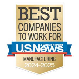 U.S. News Best Companies to Work For - Manufacturing 2024-2025 Logo U.S. News Best Companies to Work For - Manufacturing 2024-2025 Logo